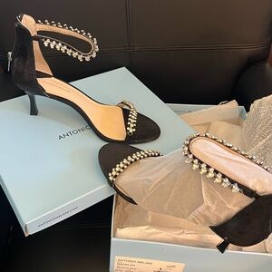 Antonio Melani Black Sophisticated Heels